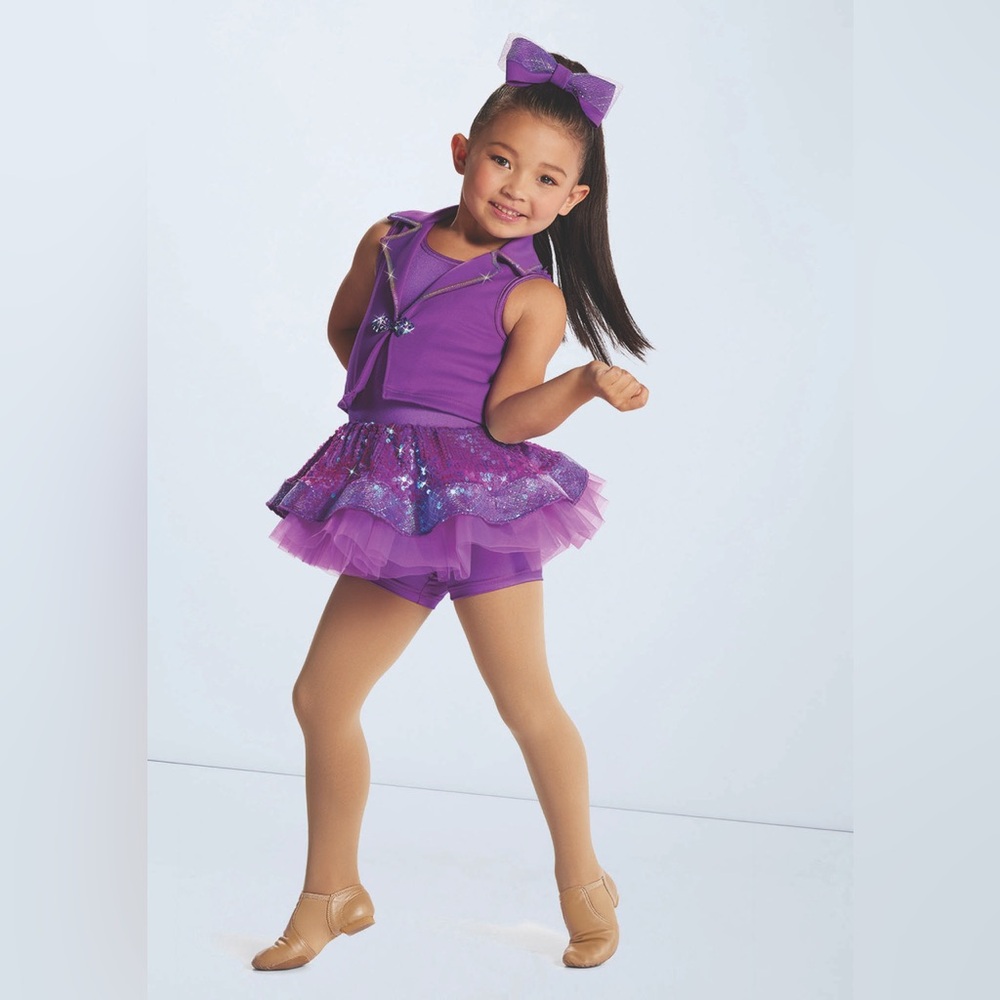 Weissman Dance Through The Day Electric purple size 7/8 New in packaging‎
